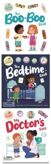  "THE LITTLE WELLNESS SERIES", My Doctor's Visit, The Boo-Boo Book, and The Bedtime Book by IglooBooks, Rose Harkness, Patrick Corrigan (Illustrator), Sophie Kent (Illustrator)